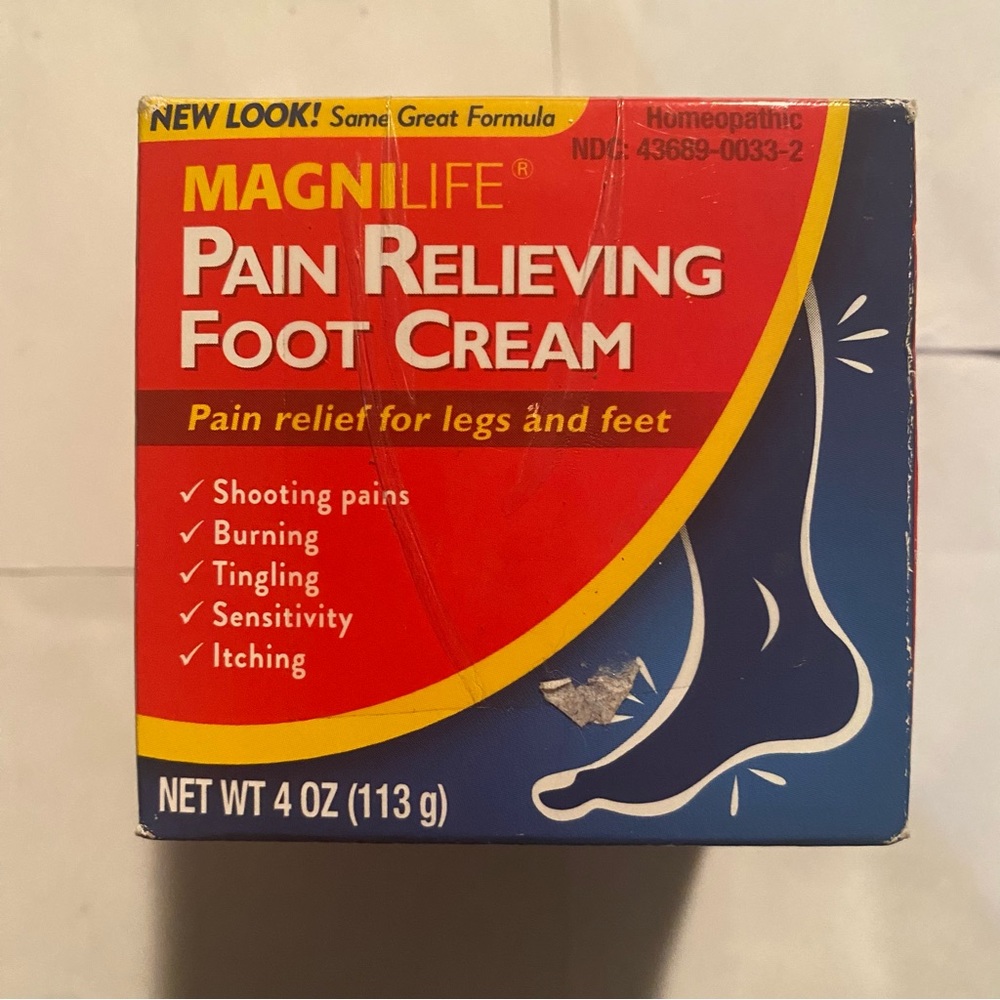 MagniLife Pain Relieving Foot Cream 4 oz